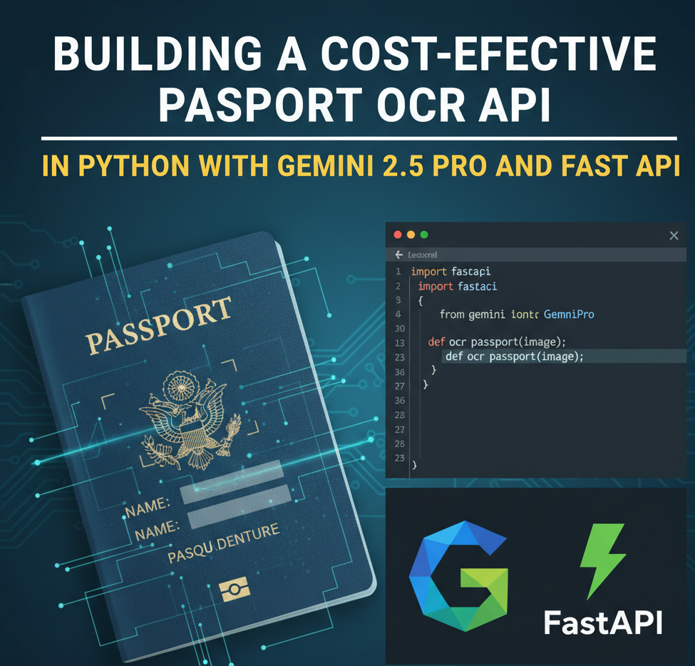 Building a Cost-Effective Passport OCR API in Python with Gemini 2.5 Pro and Fast API 